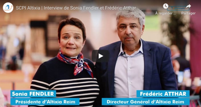Sonia Fendler, Frédéric Atthar, Altixia REIM : « Le cahier des charges de nos SCPI a été construit avec les CGP » Sonia Fendler, Frédéric Atthar, Altixia REIM : « Le cahier des charges de nos SCPI a été construit avec les CGP »