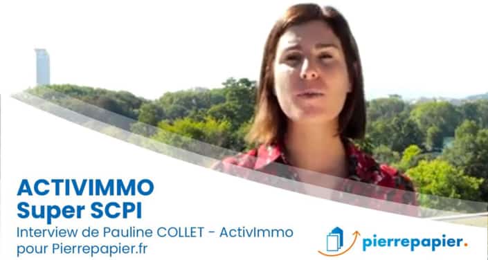 Pauline Collet, Alderan : « ActivImmo est une SCPI à la fois différenciante, performante et innovante. » Pauline Collet, Alderan : « ActivImmo est une SCPI à la fois différenciante, performante et innovante. »